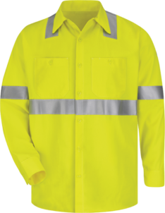 Bulwark Midweight FR Hi-Visibility Work Shirt