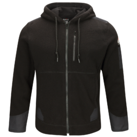 Bulwark Flame-Resistant Zip Modacrylic Blend Fleece Hoodie