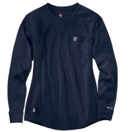 Carhartt Women’s Flame Resistant Force Cotton Long-Sleeve Crewneck T-Shirt