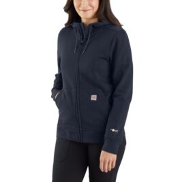 Carhartt Women’s Flame-Resistant Force Relaxed Fit Midweight Zip-Up Hoodie