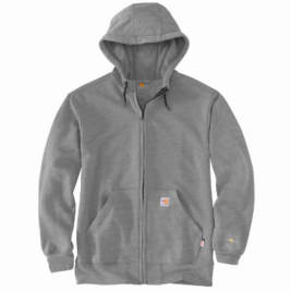 Carhartt Flame-Resistant Force® Loose Fit Midweight Hooded Zip Front Sweatshirt